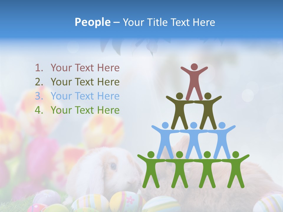 Farben Sonnig Kind PowerPoint Template