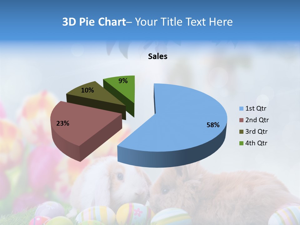 Farben Sonnig Kind PowerPoint Template