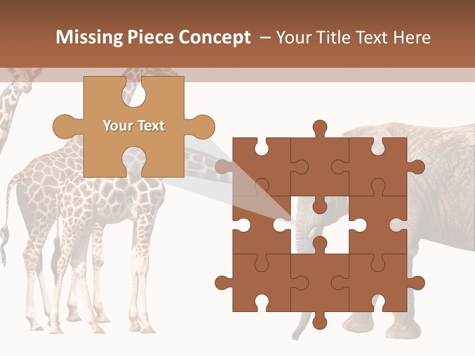 Tall Closeup Powerful PowerPoint Template