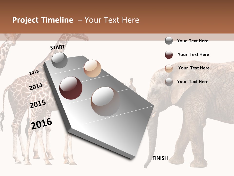 Tall Closeup Powerful PowerPoint Template