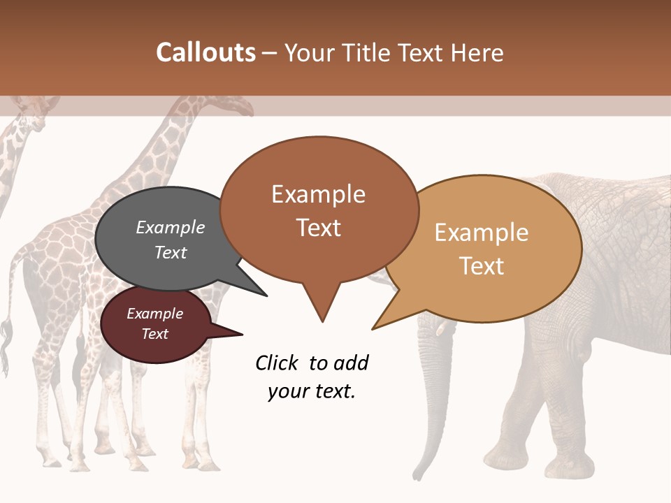 Tall Closeup Powerful PowerPoint Template