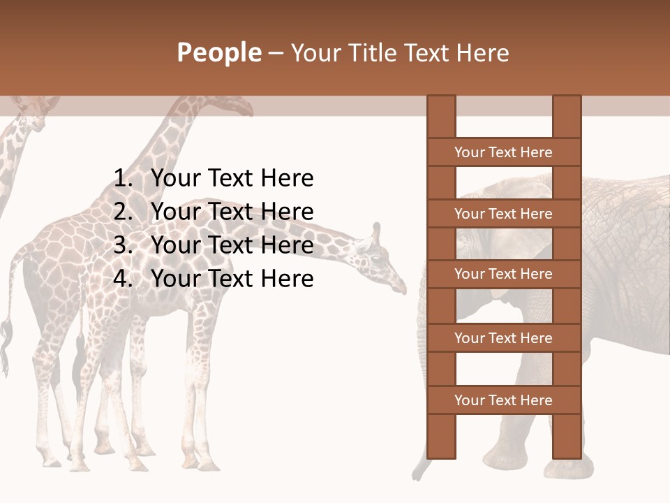 Tall Closeup Powerful PowerPoint Template