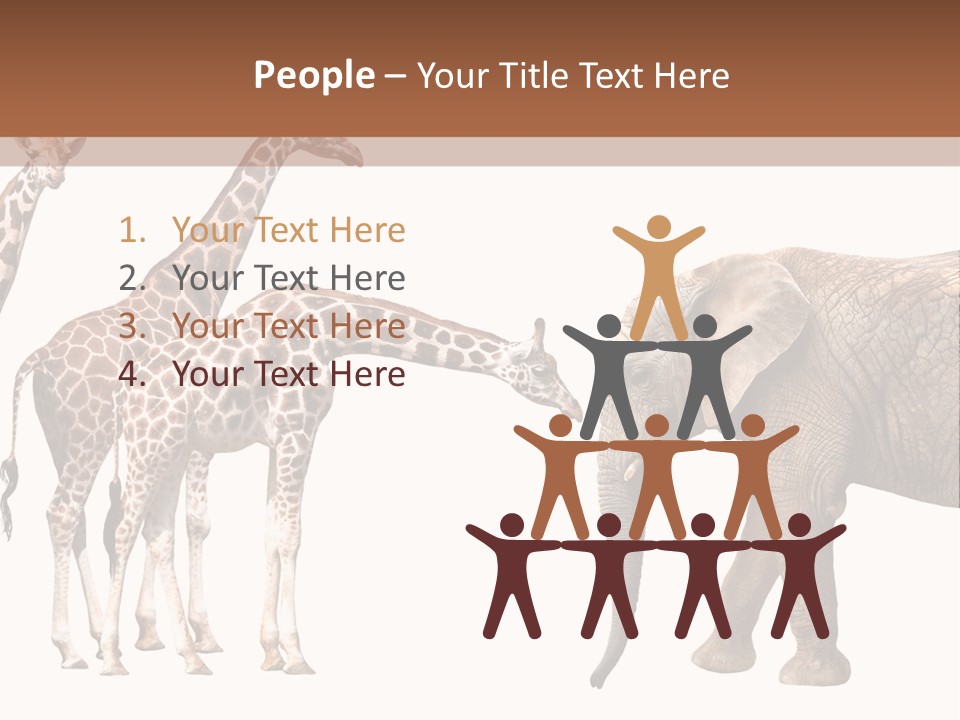 Tall Closeup Powerful PowerPoint Template