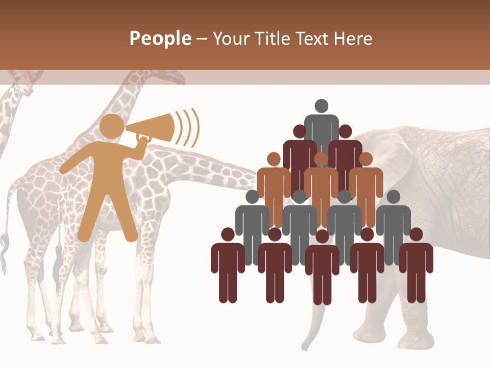 Tall Closeup Powerful PowerPoint Template