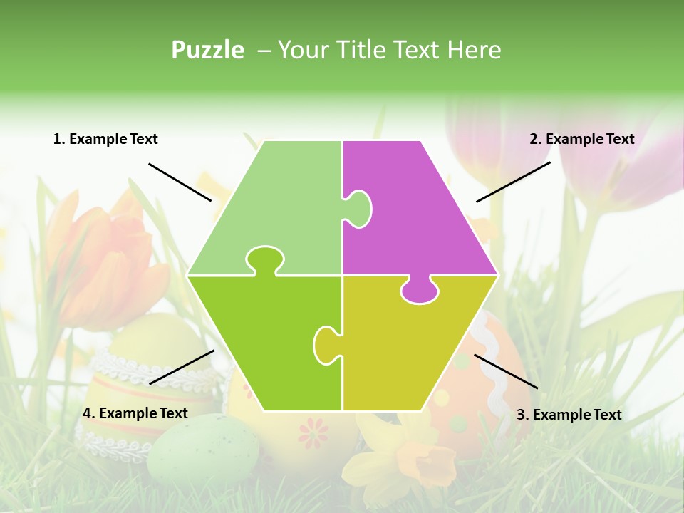 Osterei Kreativ Farben PowerPoint Template