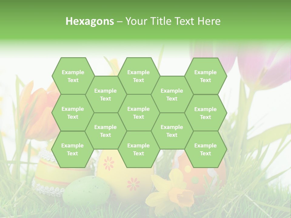 Osterei Kreativ Farben PowerPoint Template