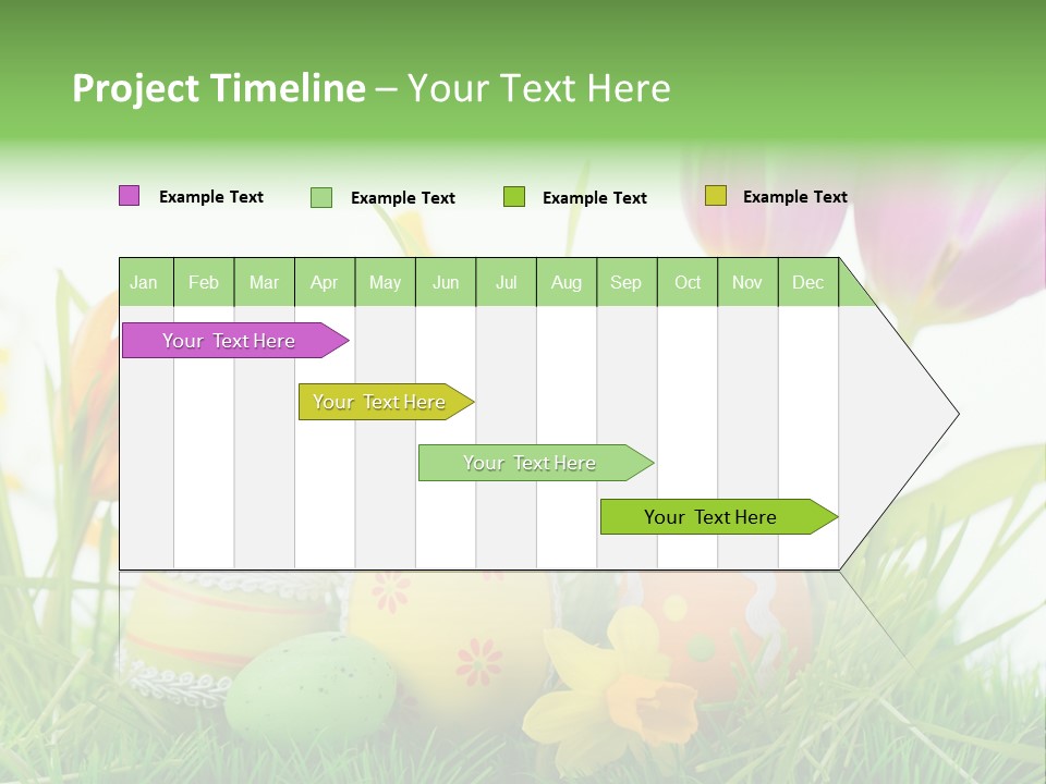Osterei Kreativ Farben PowerPoint Template