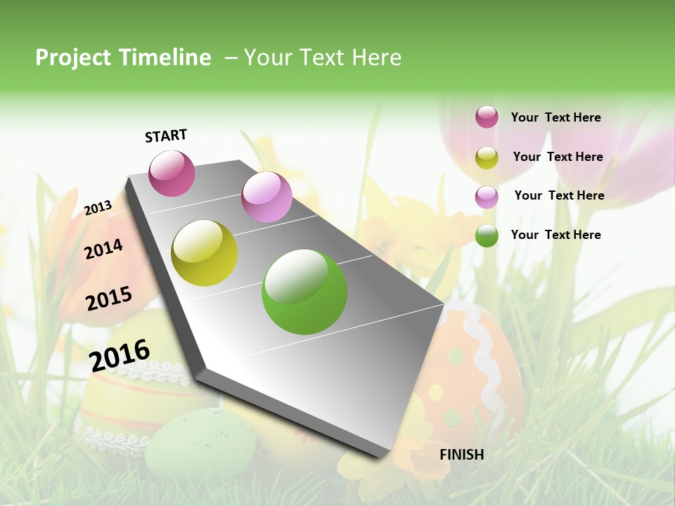 Osterei Kreativ Farben PowerPoint Template