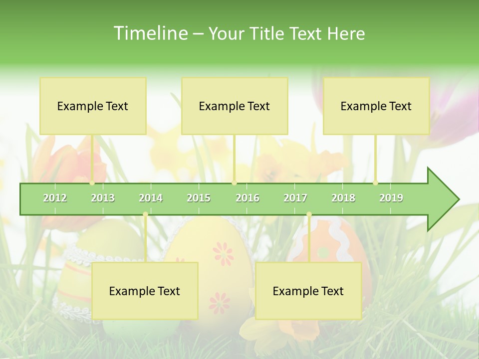 Osterei Kreativ Farben PowerPoint Template