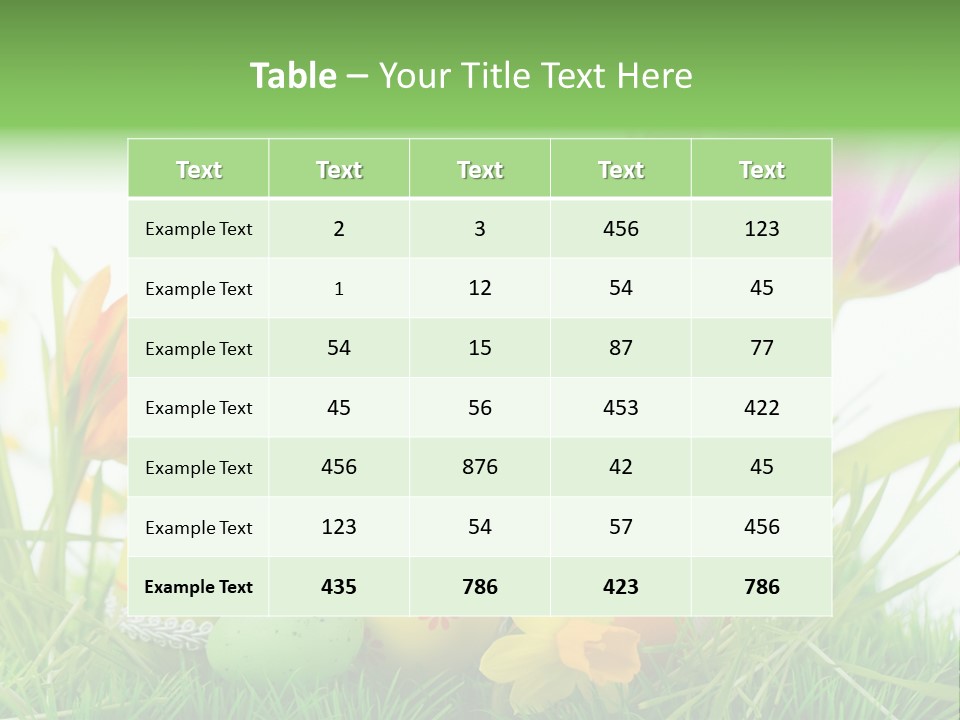 Osterei Kreativ Farben PowerPoint Template