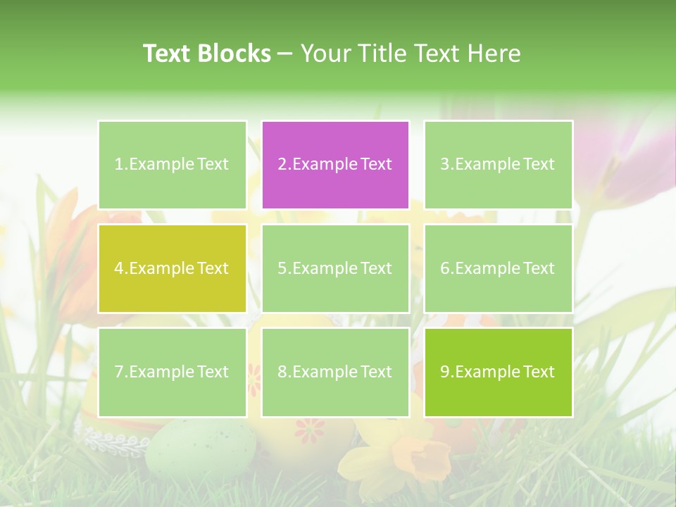 Osterei Kreativ Farben PowerPoint Template