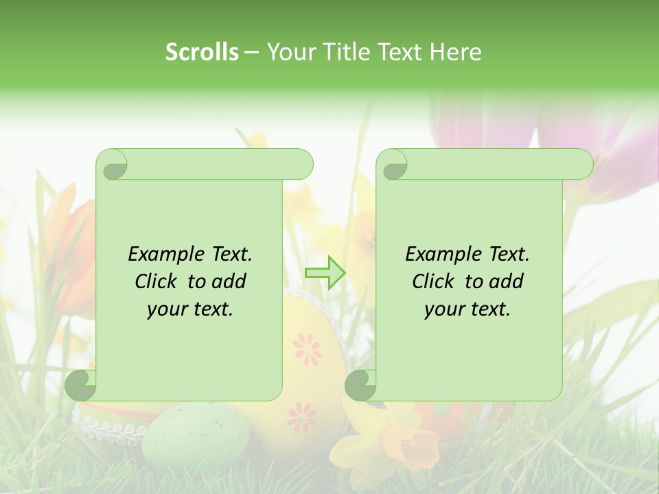 Osterei Kreativ Farben PowerPoint Template