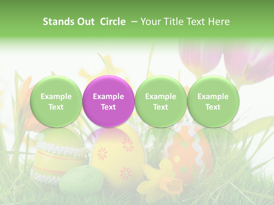 Osterei Kreativ Farben PowerPoint Template