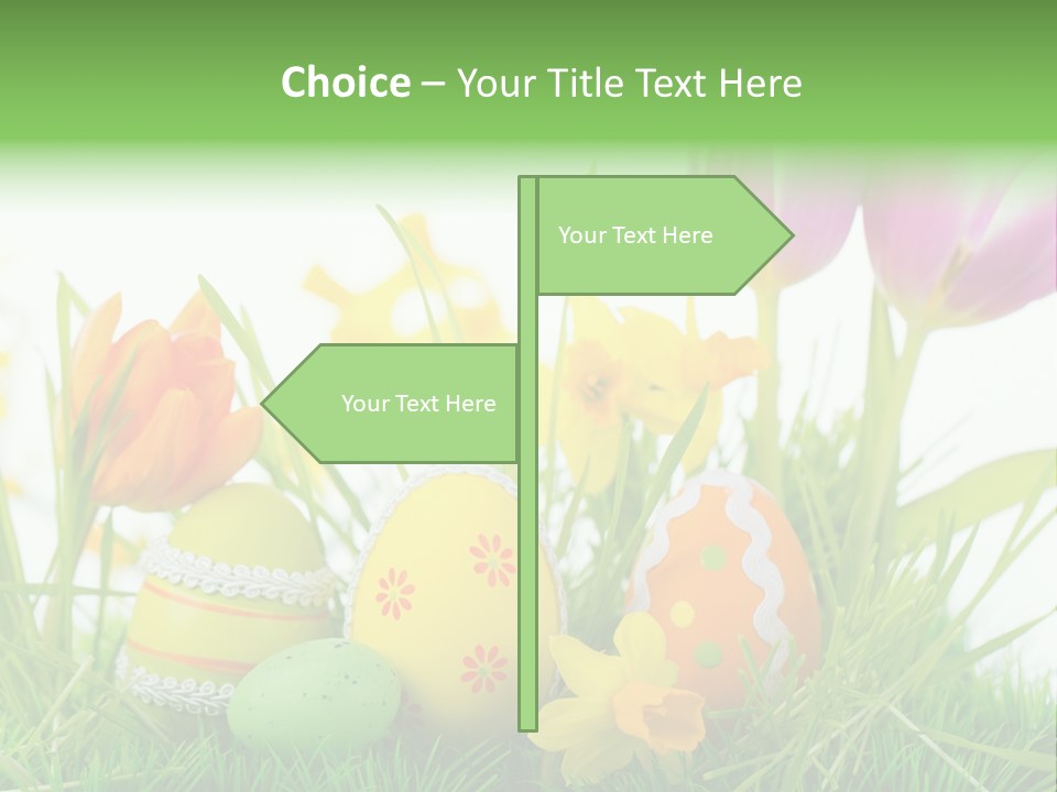 Osterei Kreativ Farben PowerPoint Template