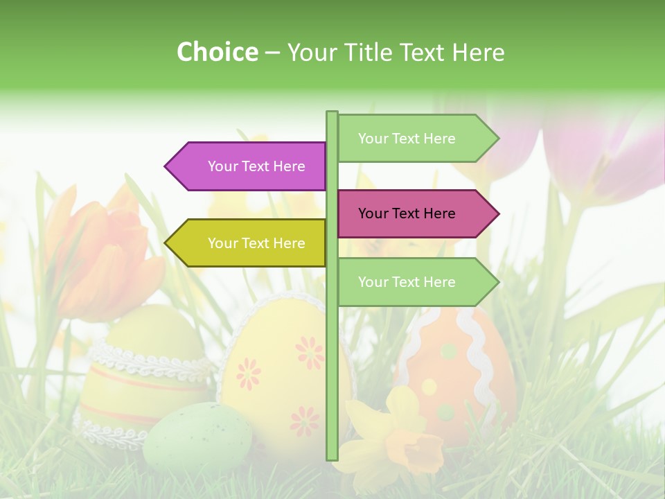 Osterei Kreativ Farben PowerPoint Template