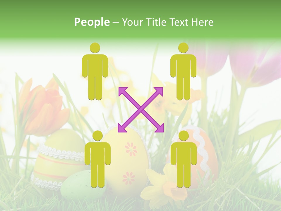 Osterei Kreativ Farben PowerPoint Template