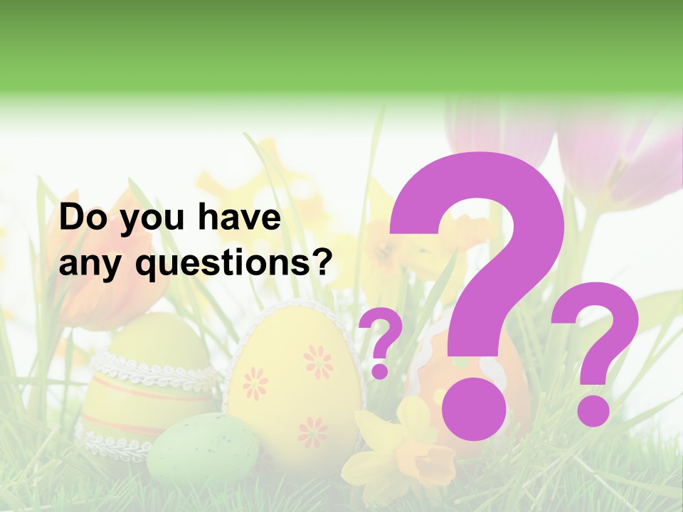 Osterei Kreativ Farben PowerPoint Template