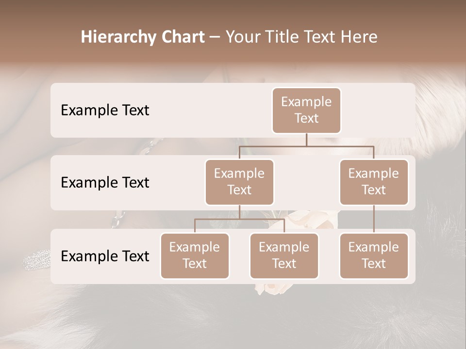 Young Girl Fur PowerPoint Template