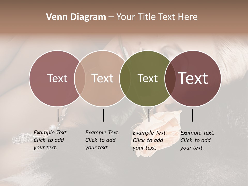 Young Girl Fur PowerPoint Template