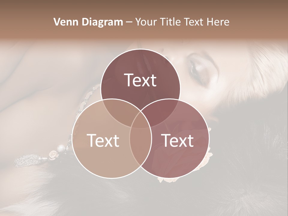 Young Girl Fur PowerPoint Template