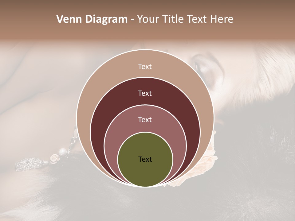 Young Girl Fur PowerPoint Template