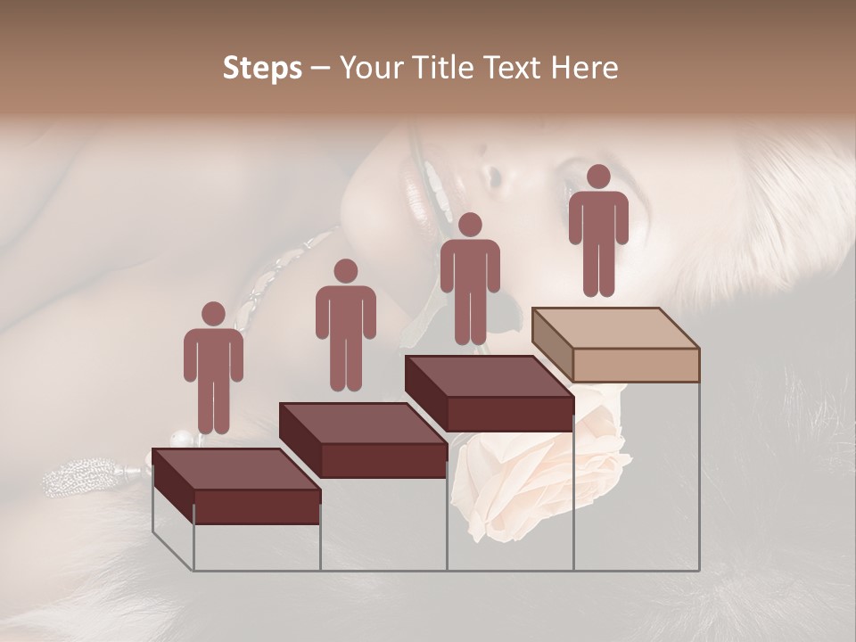 Young Girl Fur PowerPoint Template