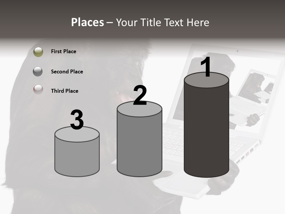 White Smartness Communication PowerPoint Template