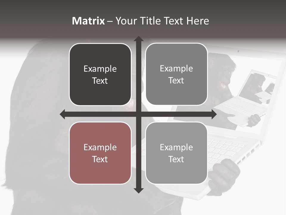 White Smartness Communication PowerPoint Template