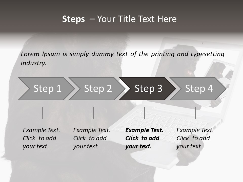 White Smartness Communication PowerPoint Template