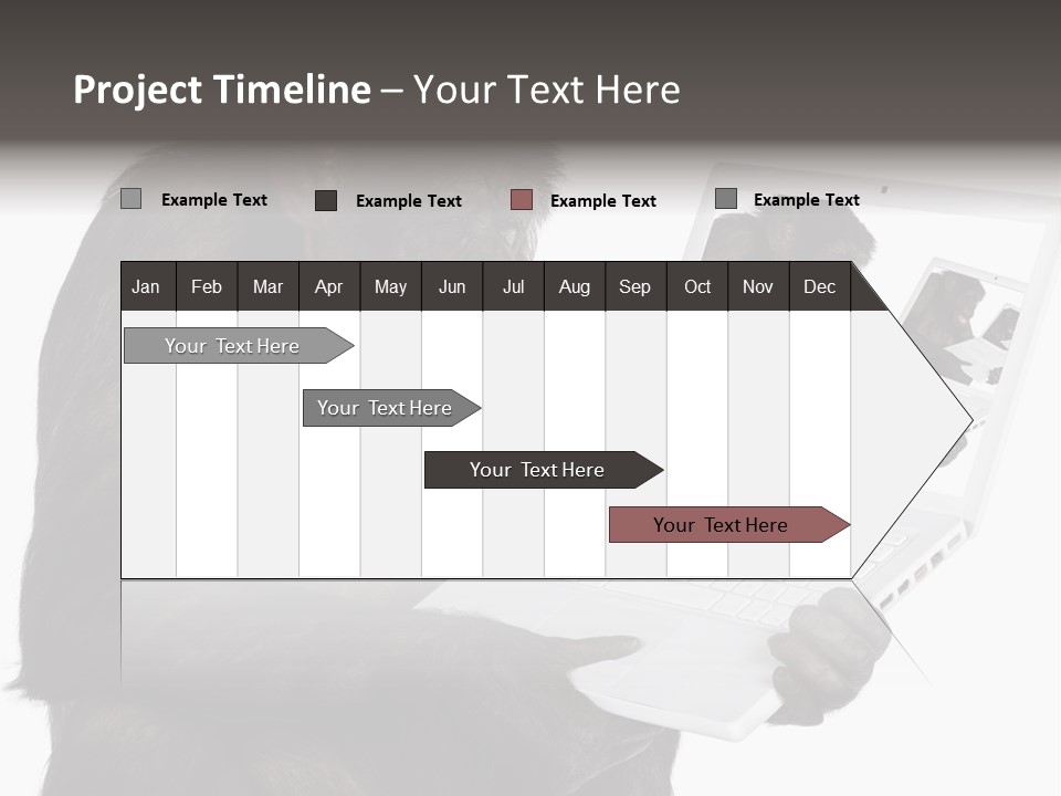 White Smartness Communication PowerPoint Template