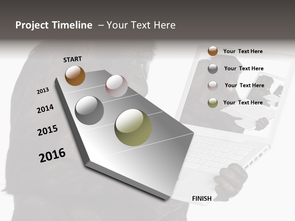 White Smartness Communication PowerPoint Template
