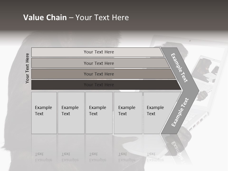 White Smartness Communication PowerPoint Template