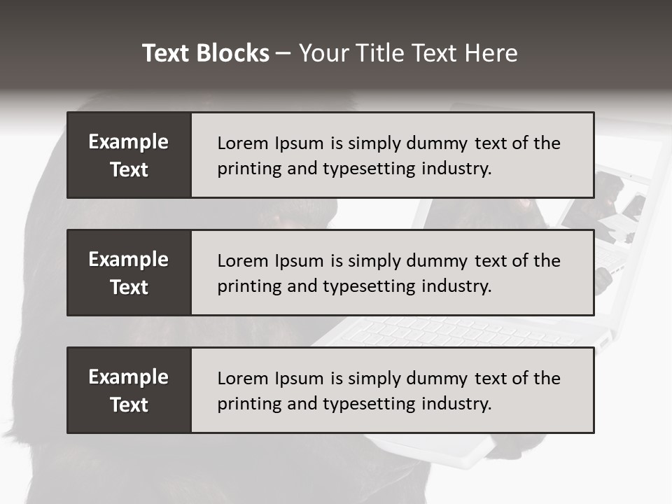 White Smartness Communication PowerPoint Template