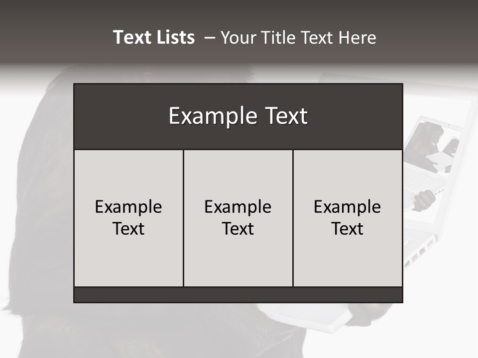 White Smartness Communication PowerPoint Template