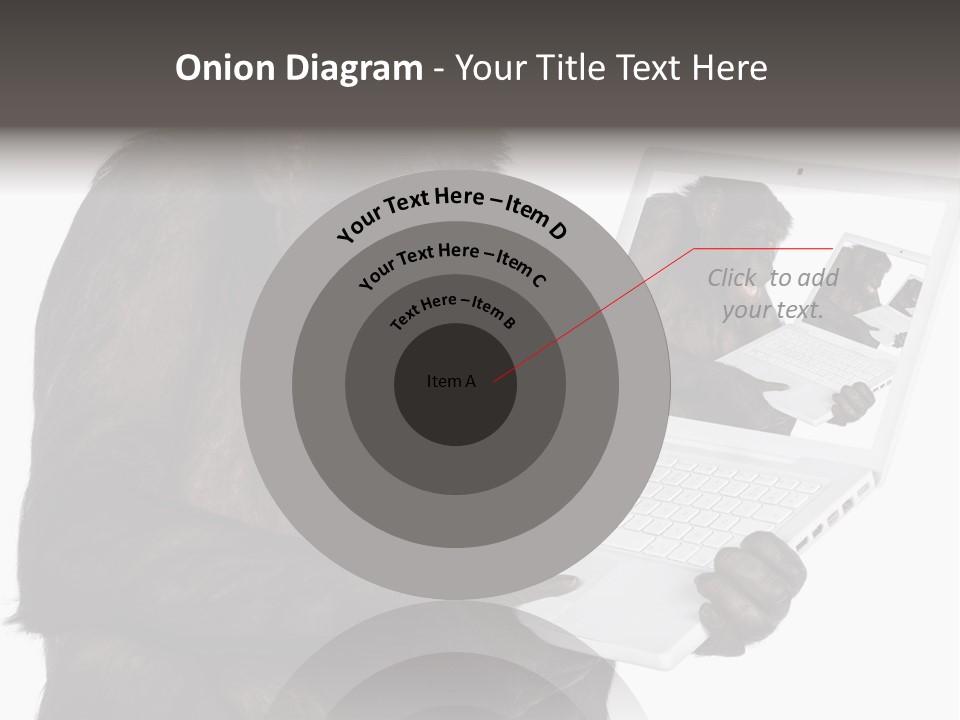 White Smartness Communication PowerPoint Template