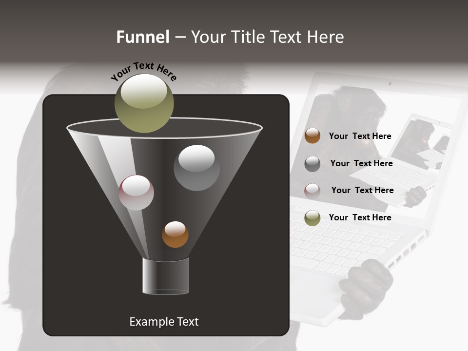 White Smartness Communication PowerPoint Template