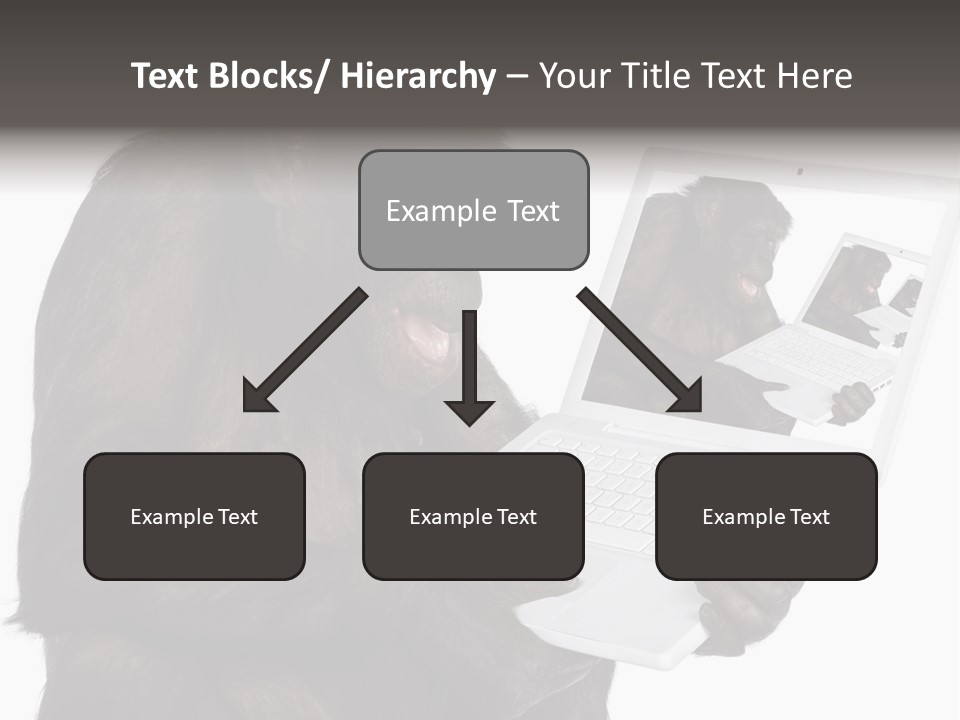 White Smartness Communication PowerPoint Template