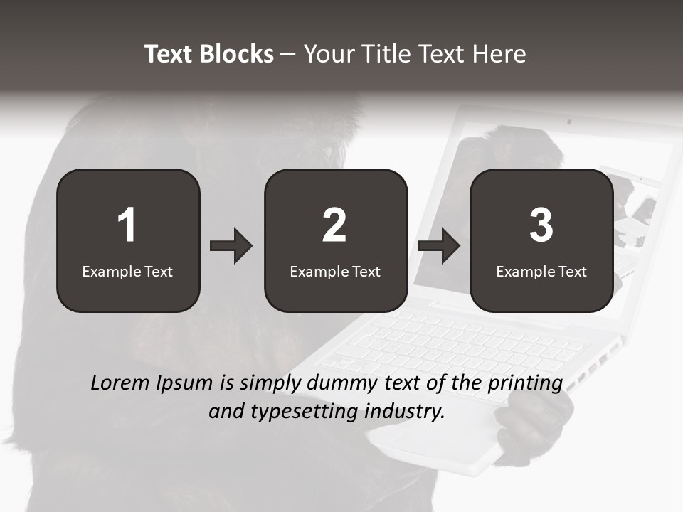 White Smartness Communication PowerPoint Template