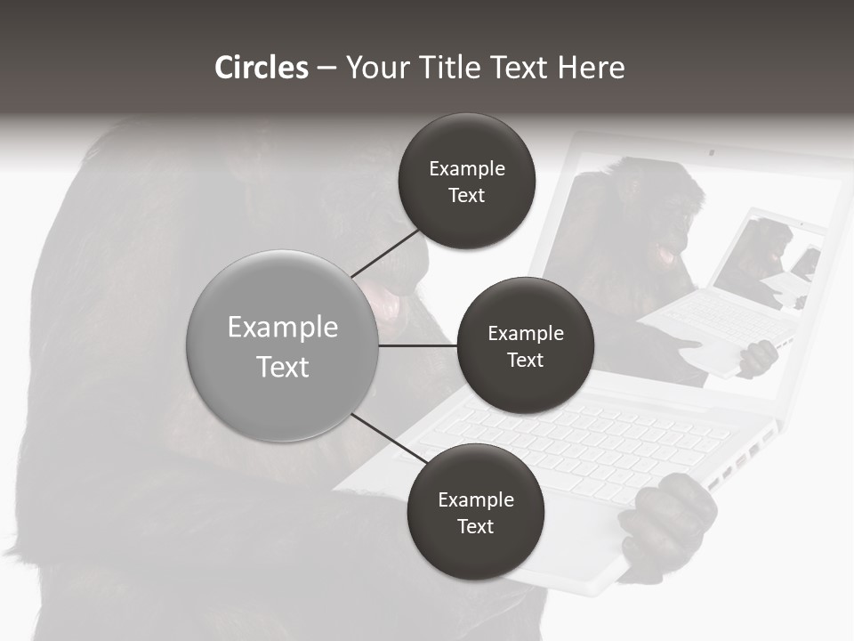 White Smartness Communication PowerPoint Template