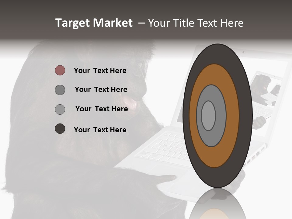 White Smartness Communication PowerPoint Template