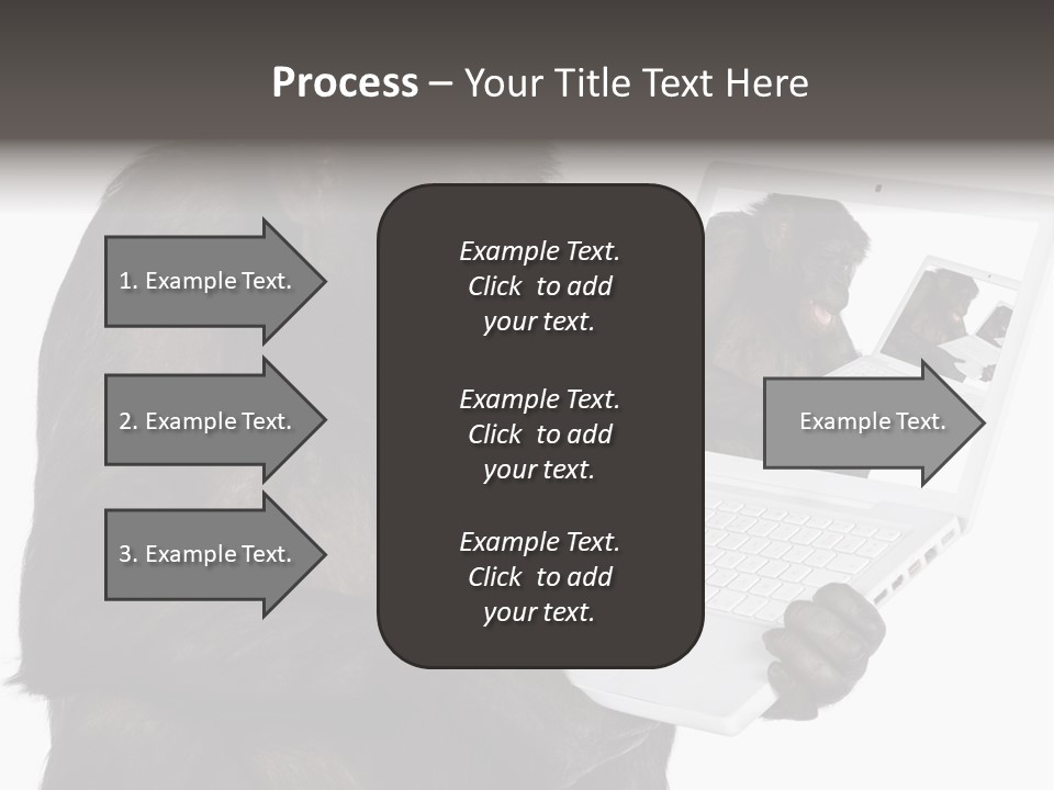 White Smartness Communication PowerPoint Template