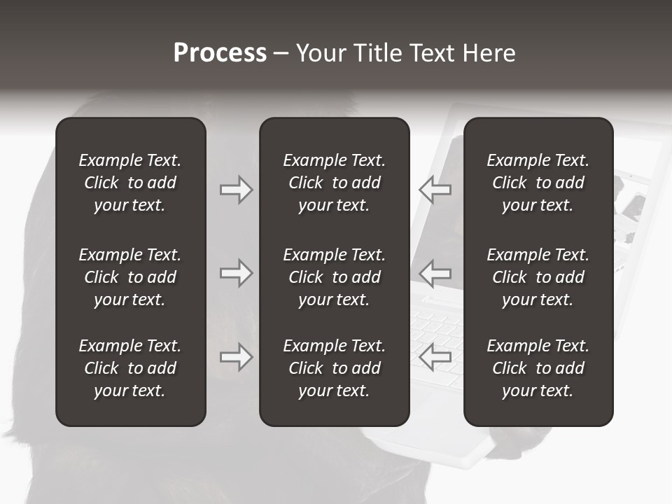 White Smartness Communication PowerPoint Template