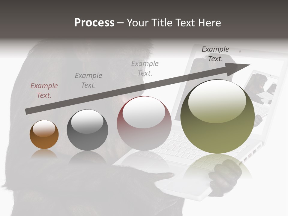 White Smartness Communication PowerPoint Template