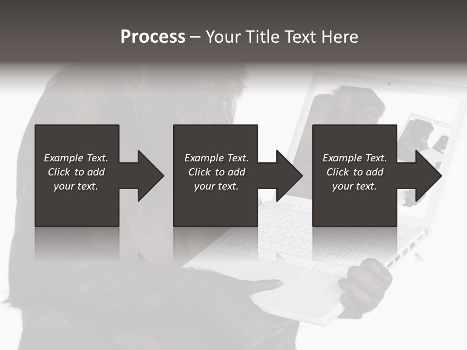 White Smartness Communication PowerPoint Template