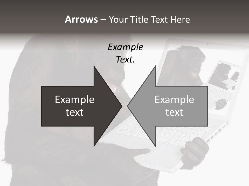 White Smartness Communication PowerPoint Template