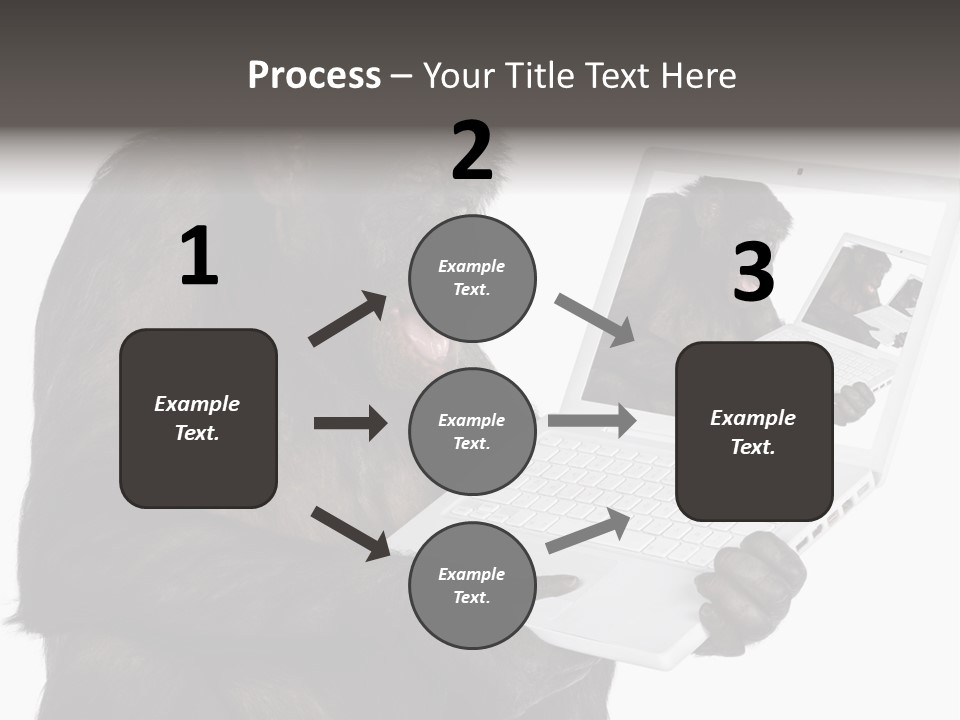 White Smartness Communication PowerPoint Template