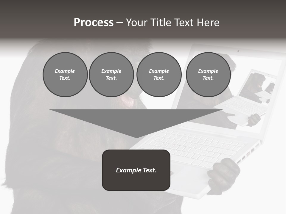 White Smartness Communication PowerPoint Template