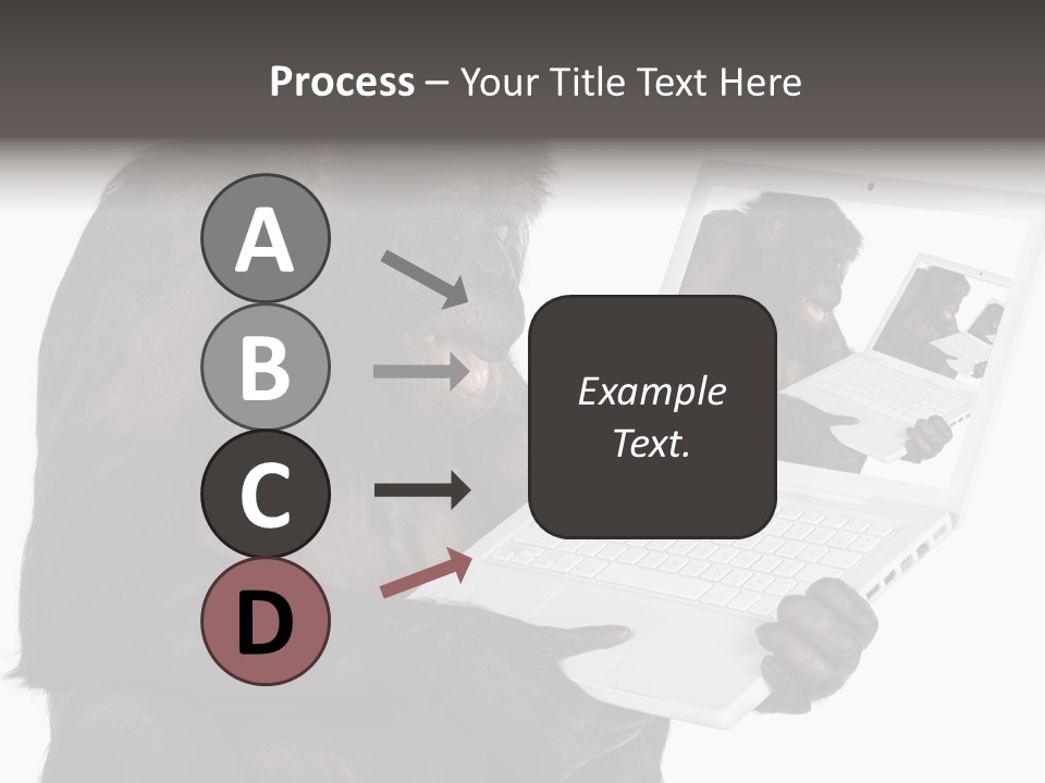 White Smartness Communication PowerPoint Template