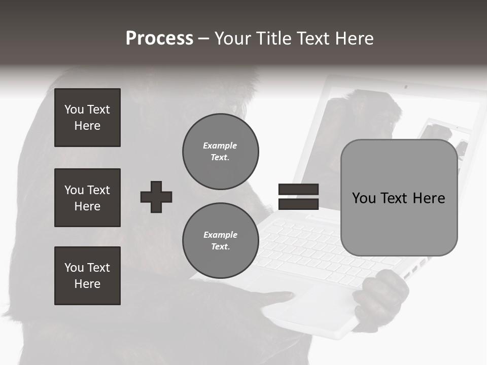 White Smartness Communication PowerPoint Template