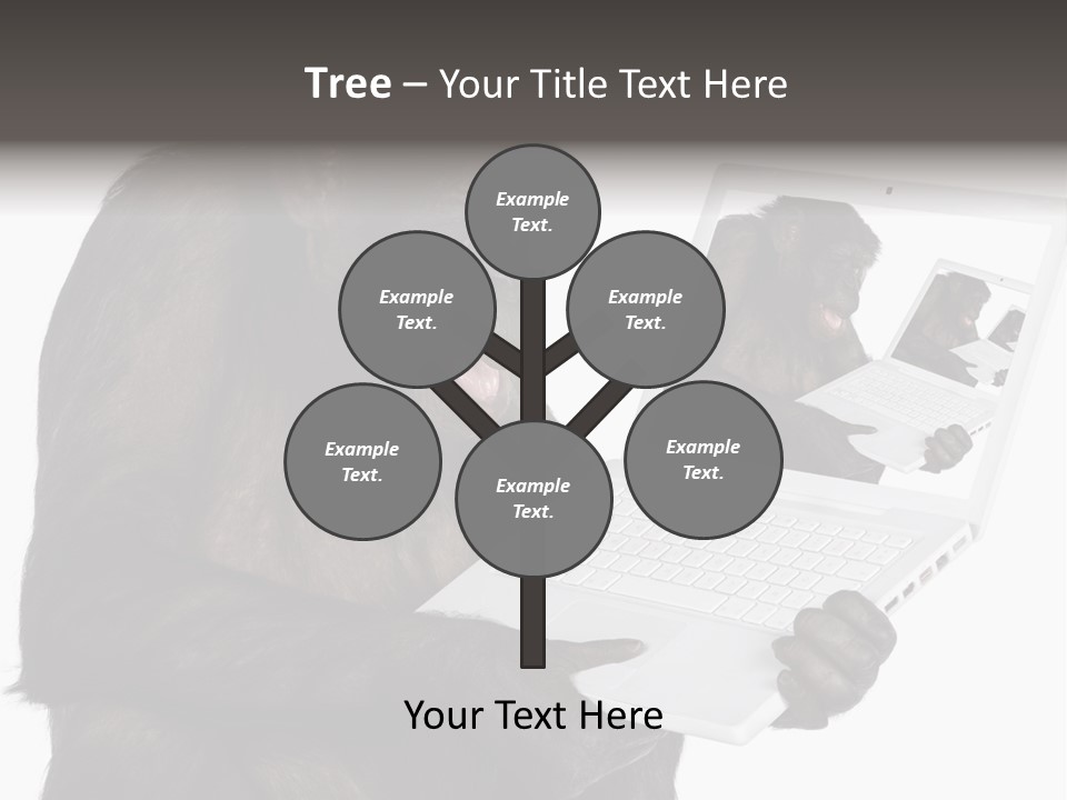 White Smartness Communication PowerPoint Template